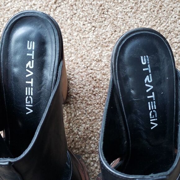 STRATEGIA Leather chunky mules - Picture 8 of 8